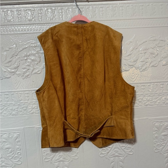 Burberry vintage brown suede vest Women’s size 8 - Picture 2 of 7